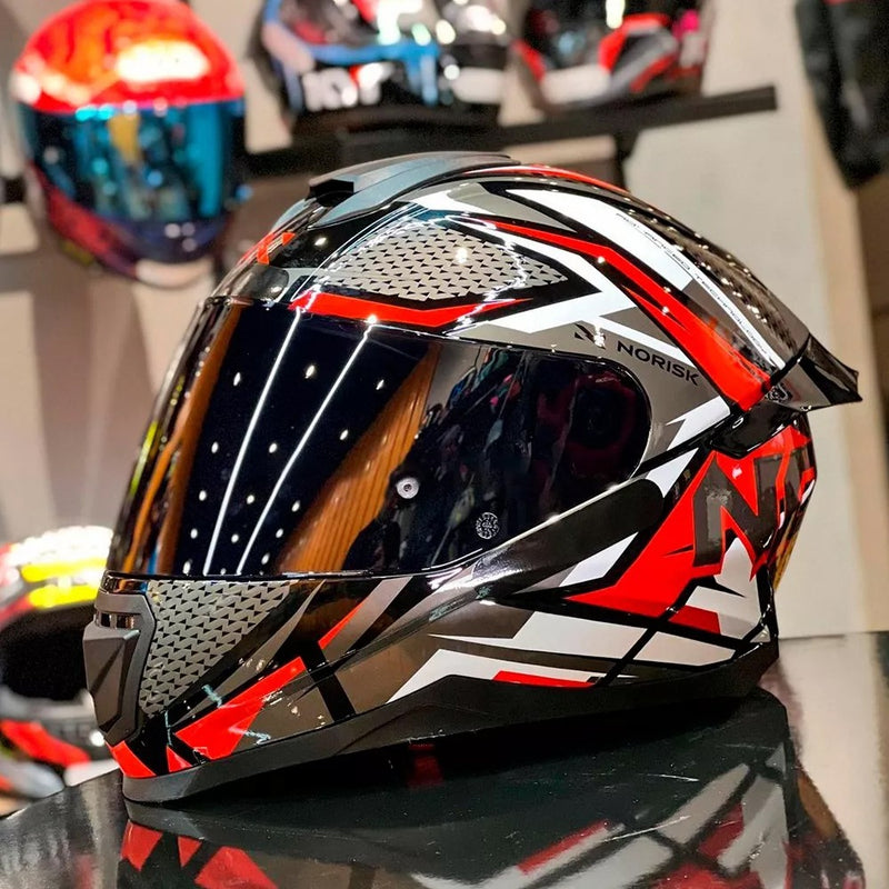 Capacete Norisk Razor Speedmax Várias Cores E Gráficos Novo