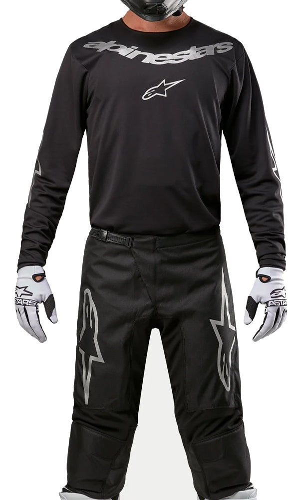 Conjunto Kit Roupa Motocross Alpinestars Fluid Graphite 2025