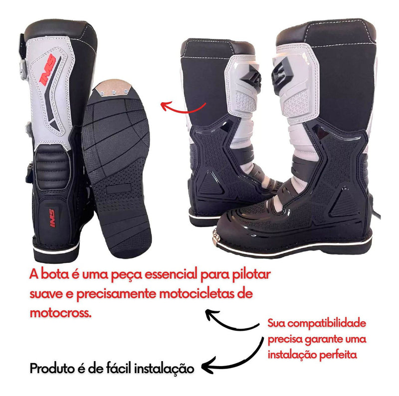 Bota Ims Robust Injetada Motocross Trilha Enduro Moto Par