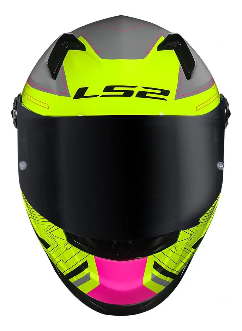 Capacete Moto Original Ls2 Ff358 S Novo Casco Com Aerofólio