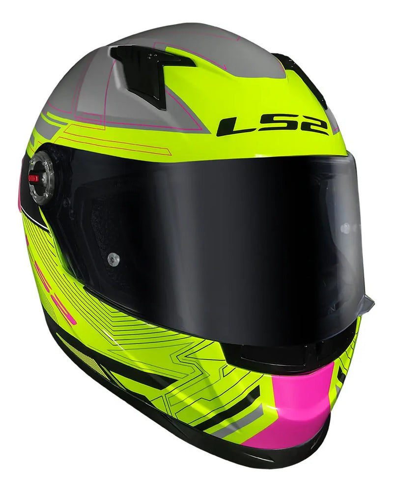 Capacete Moto Original Ls2 Ff358 S Novo Casco Com Aerofólio