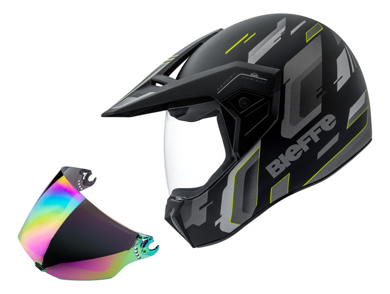 Capacete Moto Bieffe 3sport Horizon + Viseira Camaleão