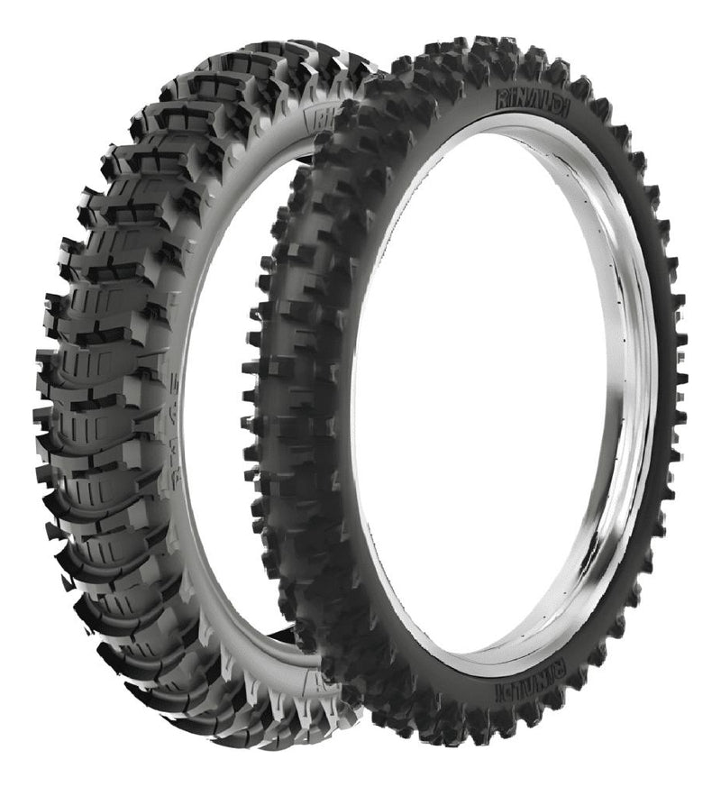 Pneu Cr 250r 110/90-19 Rw45 + 90/90-21 Sr39 Rinaldi