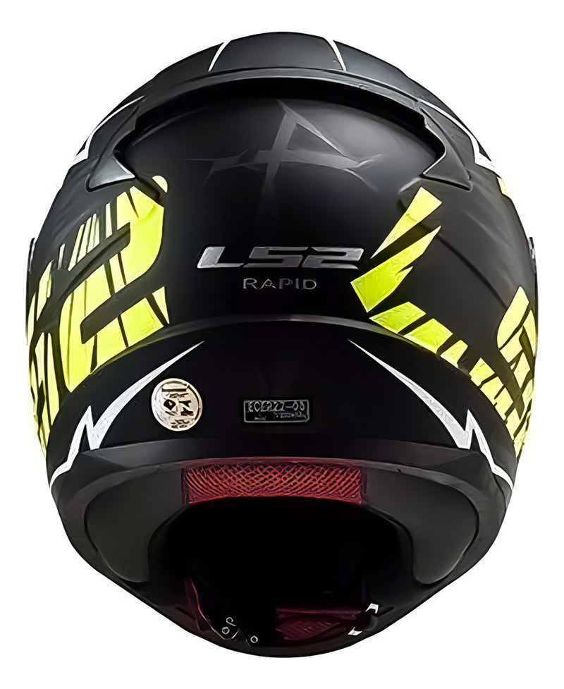 Capacete Ls2 Ff353 Cromo Preto Fosco Amarelo Cor Preto-fosco/Amarelo Tamanho do capacete M (57/58)