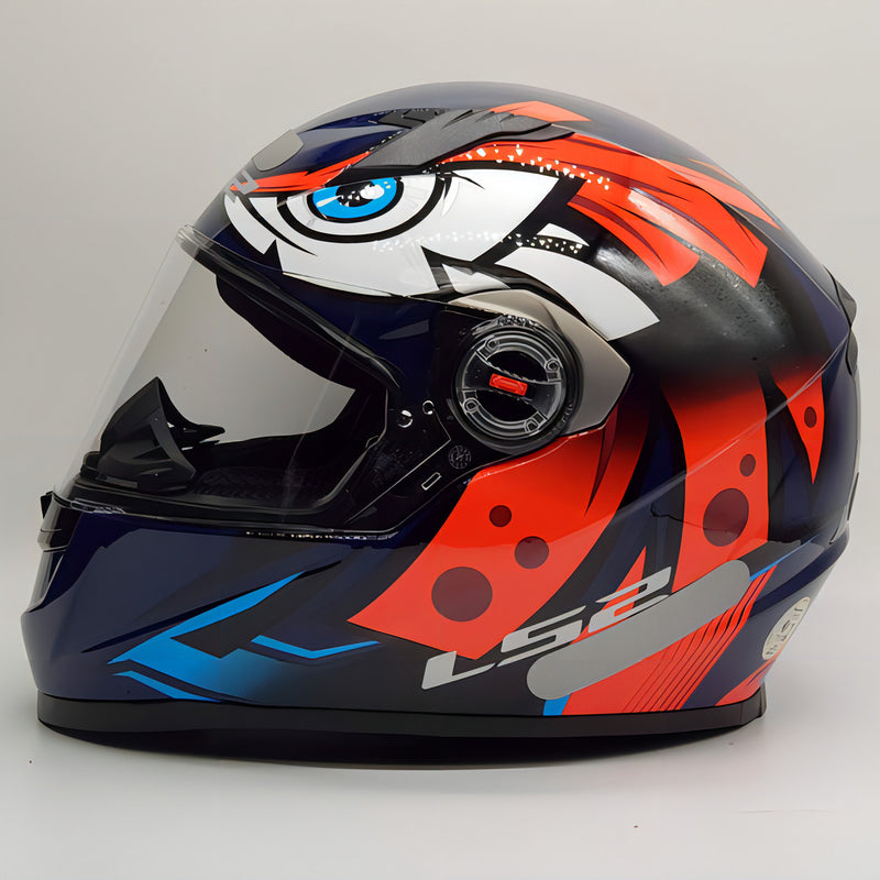 Capacete Ls2 Ff358 Tribal Capacete Moto Tamanho Do Capacete 62 Cor Laranja