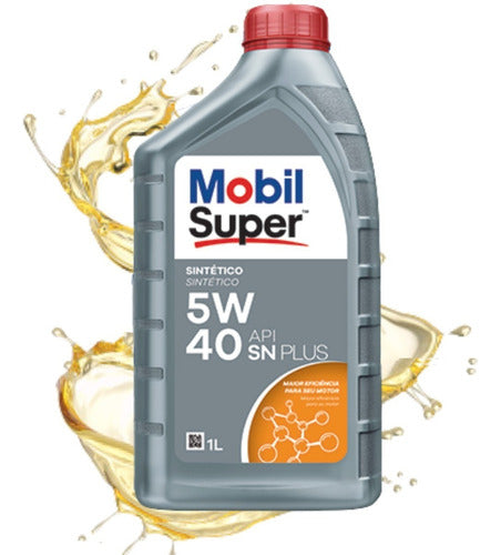 Mobil Super 5W-40 1L Óleo Lubrificante Sintético