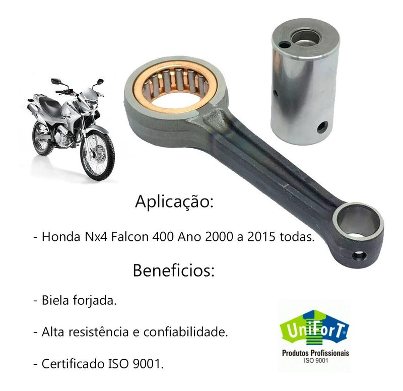 Biela Completa Honda Falcon 400 Nx4 2000 2001 2002 2003 2004