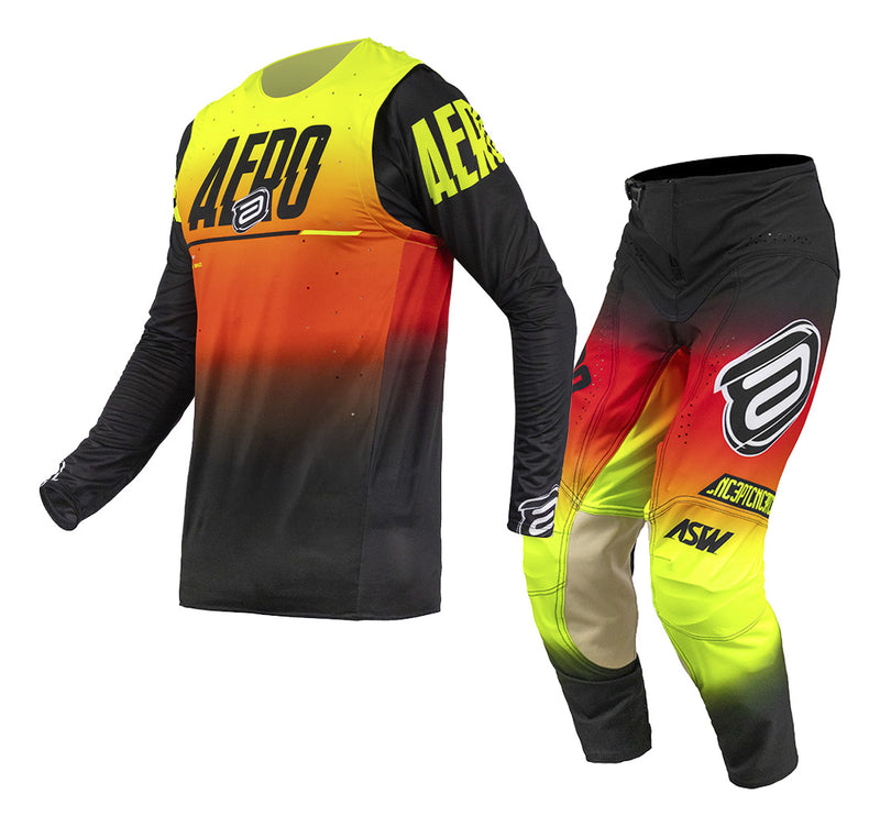 Conjunto Roupa Asw Concept Future 25 Motocross Trilha Enduro