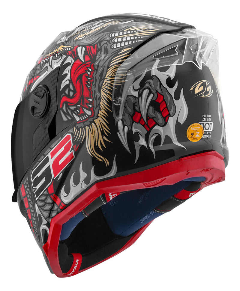 Capacete Moto Fechado Feminino Masculino  Pro Tork Stealth