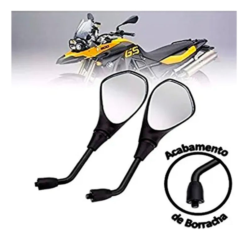 Retrovisor Gs 650 F800 Bmw Fixo Convexa Rosca Honda Par