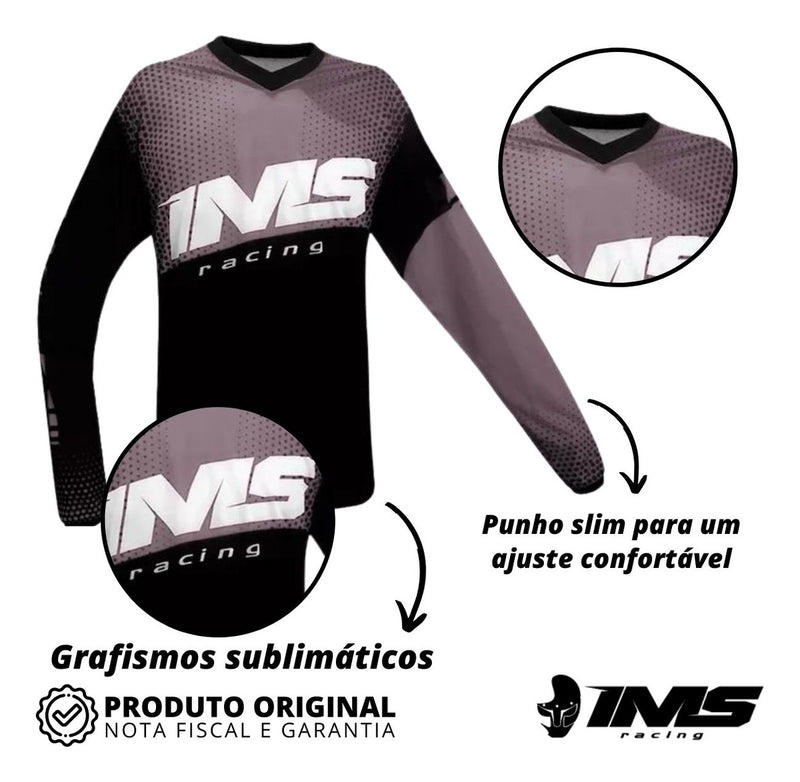 Conjunto Ims Mx Calça E Camisa Roupa Motocross Trilha Enduro