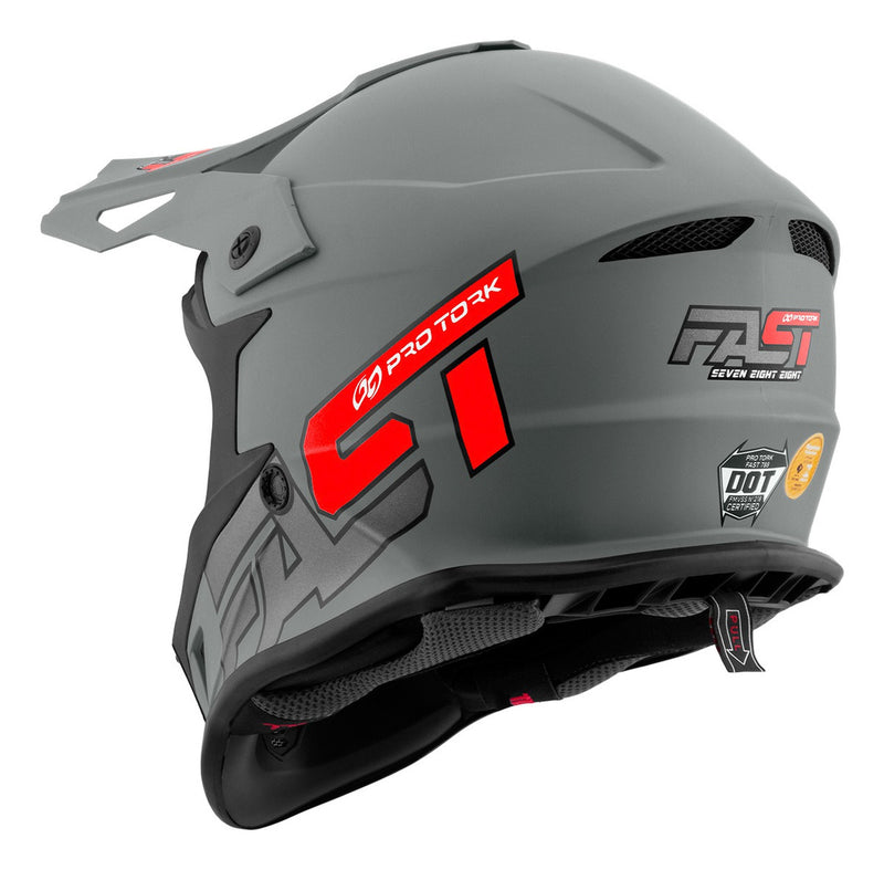 Capacete Motocross Trilha Fechado Fast 788 Forro Removivel