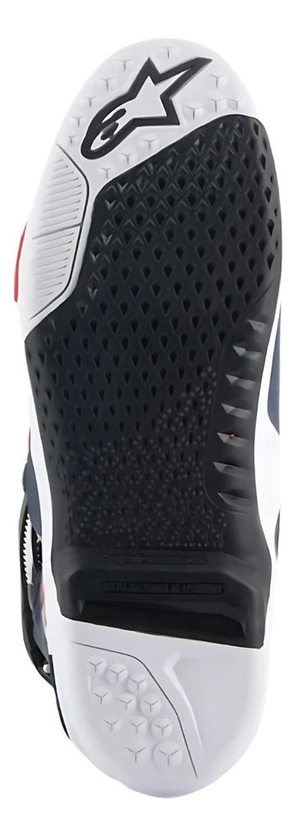 Bota Alpinestars Tech 10 Supervented Azul Branco Vermelho