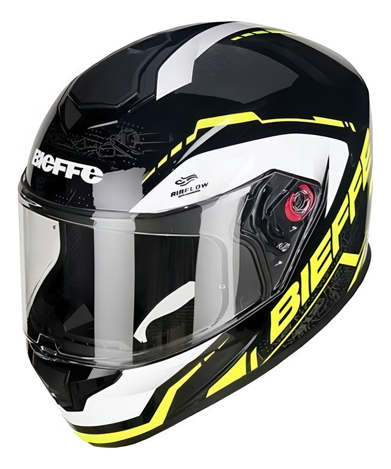 Capacete Bieffe B-12 Naked Preto / Amarelo