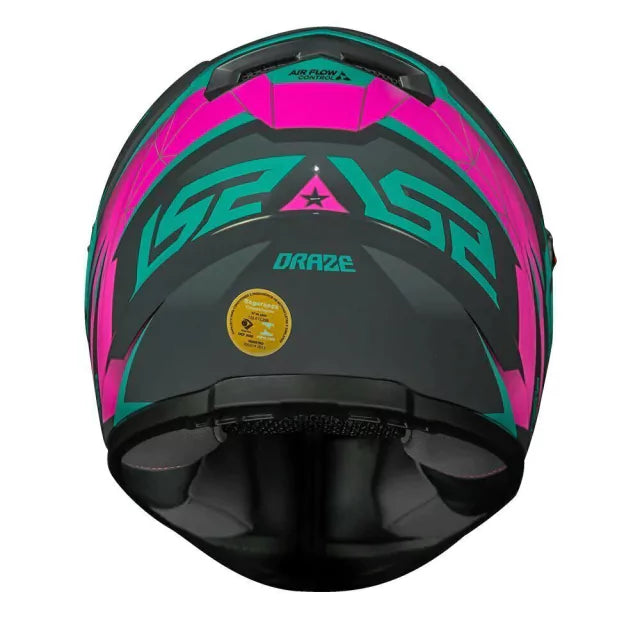 CAPACETE LS2 CLASSIC DRAZE ROSA