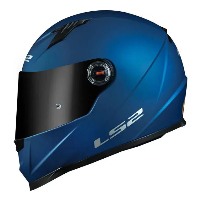 CAPACETE LS2 CLASSIC MONOCOLOR AZUL FOSCO