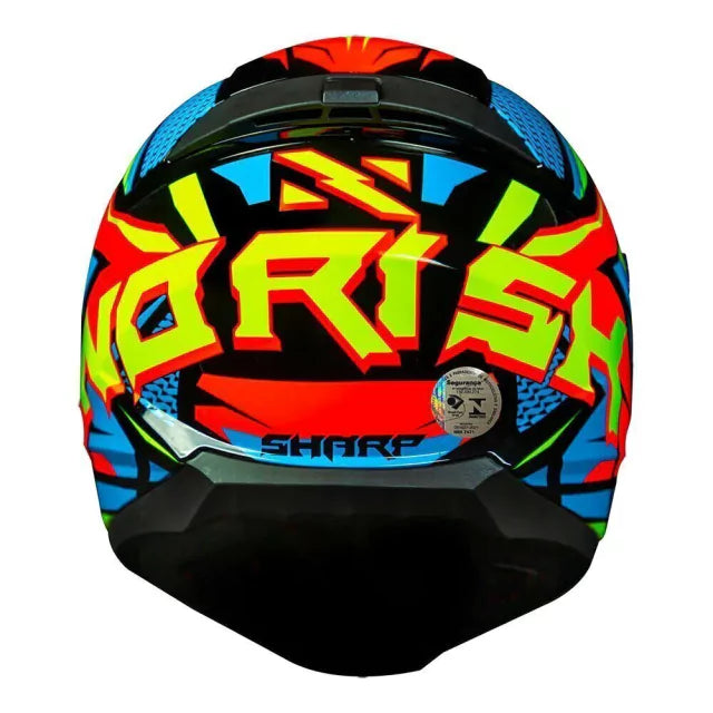 CAPACETE NORISK CAPACETE RAZOR SHARP AMARELO