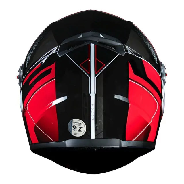 CAPACETE LS2 CLASSIC FF358 ULTRA VERMELHO