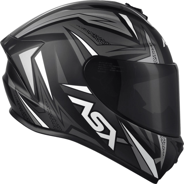 CAPACETE ASX DRAKEN VECTOR FOSCO PRETO/CINZA