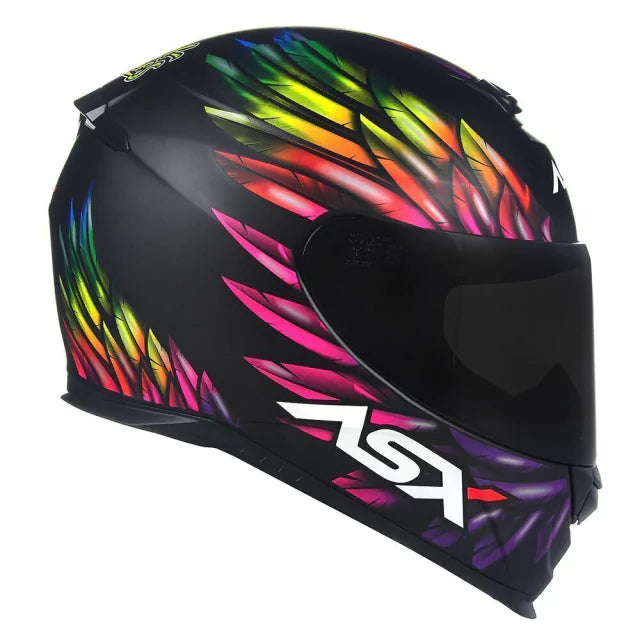 CAPACETE ASX EAGLE VIBES FOSCO PRETO/COLOR