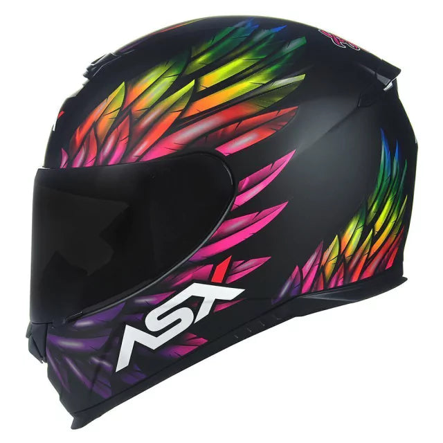 CAPACETE ASX EAGLE VIBES FOSCO PRETO/COLOR